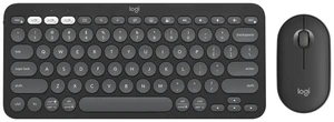 Logitech Pebble 2 Combo Wireless Quiet Keyboard and Mouse, Customisable, Logi Bolt, Bluetooth, Easy-Switch for Windows, macOS, iPadOS, Chrome - black Logitech Pebble 2 Combo Wireless Quiet Keyboard and Mouse, Customisable, Logi Bolt, Bluetooth, Easy-Switch for Windows, macOS, iPadOS, Chrome - black