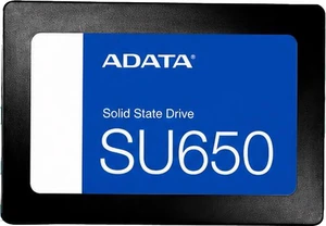 ADATA SU650 256GB 2.5 Inch SATA III Internal SSD, Up to 520MB/s Read, 450MB/s Write, QLC NAND ADATA SU650 256GB 2.5 Inch SATA III Internal SSD, Up to 520MB/s Read, 450MB/s Write, QLC NAND