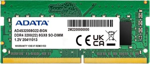 ADATA 8GB DDR4 3200MHz SODIMM Laptop Memory, 260Pin DDR4 SDRAM Notebook RAM ADATA 8GB DDR4 3200MHz SODIMM Laptop Memory, 260Pin DDR4 SDRAM Notebook RAM