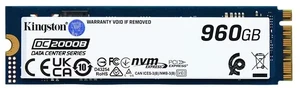 Kingston DC2000B 960GB PCIe 4.0 NVMe M.2 2280 Enterprise SSD,3D TLC,Hardware PLP Power-Loss Protection,Integrated Heatsink,Up to 7000MB/s Read,350TBW 0.4 DWPD,Low Latency Boot Drive for Server & Data Kingston DC2000B 960GB PCIe 4.0 NVMe M.2 2280 Enterprise SSD,3D TLC,Hardware PLP Power-Loss Protection,Integrated Heatsink,Up to 7000MB/s Read,350TBW 0.4 DWPD,Low Latency Boot Drive for Server & Data