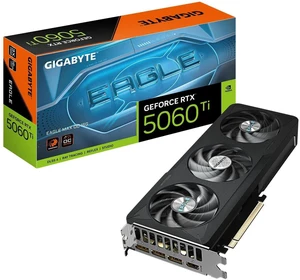 GIGABYTE GeForce RTX 5060 Ti Eagle MAX OC 16G Graphics Card,6GB 128-bit GDDR7,PCIe 5.0,NVIDIA,DisplayPort & HDMI -Video O/P Interface,GV-N506TEAGLEMAX OC-16GD Video GIGABYTE GeForce RTX 5060 Ti Eagle MAX OC 16G Graphics Card,6GB 128-bit GDDR7,PCIe 5.0,NVIDIA,DisplayPort & HDMI -Video O/P Interface,GV-N506TEAGLEMAX OC-16GD Video