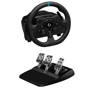 Logitech G923 TRUEFORCE Sim gaming Racing Wheel with Pedals,for Xbox Series S|X, Xbox One & PC, PLAYSTATION 5 , PLAYSTATION 4, BLACK Logitech G923 TRUEFORCE Sim gaming Racing Wheel with Pedals,for Xbox Series S|X, Xbox One & PC, PLAYSTATION 5 , PLAYSTATION 4, BLACK