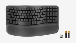 Logitech Wave Keys for business Wireless Ergonomic Keyboard, with Cushioned Palm Rest, Comfortable Natural Typing, Easy-Switch, Bluetooth, Logi Bolt Receiver, for Multi-OS, Windows/Mac-black Logitech Wave Keys for business Wireless Ergonomic Keyboard, with Cushioned Palm Rest, Comfortable Natural Typing, Easy-Switch, Bluetooth, Logi Bolt Receiver, for Multi-OS, Windows/Mac-black