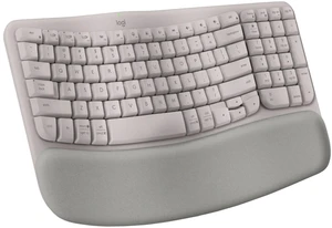 Logitech Wave Keys Wireless Ergonomic Keyboard, with Cushioned Palm Rest, Comfortable Natural Typing, Easy-Switch, Bluetooth, Logi Bolt Receiver, for Multi-OS, Windows/Mac-sand Logitech Wave Keys Wireless Ergonomic Keyboard, with Cushioned Palm Rest, Comfortable Natural Typing, Easy-Switch, Bluetooth, Logi Bolt Receiver, for Multi-OS, Windows/Mac-sand