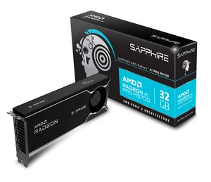 SAPPHIRE AI PRO AMD RADEON 9700 32G Graphics Card, GDDR6 PCI Express 5.0 x16 ATX , AMD RADEON AI PRO R9700 32GB, 128 AI Accelerators, 4096 Stream Processors SAPPHIRE AI PRO AMD RADEON 9700 32G Graphics Card, GDDR6 PCI Express 5.0 x16 ATX , AMD RADEON AI PRO R9700 32GB, 128 AI Accelerators, 4096 Stream Processors