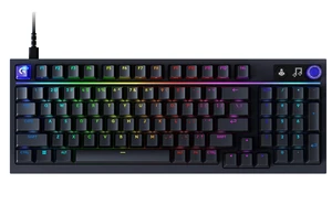 Logitech G316 X 8K Custom Mechanical wired Gaming Keyboard, 98 Hot Swappable Gasket Mount, with Linear Switches and Dial , 920-013699, Black(Red-Switch) Logitech G316 X 8K Custom Mechanical wired Gaming Keyboard, 98 Hot Swappable Gasket Mount, with Linear Switches and Dial , 920-013699, Black(Red-Switch)