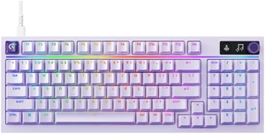 Logitech G316 X 8K Custom Mechanical wired Gaming Keyboard, 98 Hot Swappable Gasket Mount, with Linear Switches and Dial , 920-013901, purple (Red-Switch) Logitech G316 X 8K Custom Mechanical wired Gaming Keyboard, 98 Hot Swappable Gasket Mount, with Linear Switches and Dial , 920-013901, purple (Red-Switch)