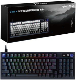 Logitech G316 X Cloud Travel Gaming Keyboard Gift Box, 8K Custom Mechanical wired Gaming Keyboard, 98 Hot Swappable Gasket Mount, G316 X(Cloud Travel Gift Set) Logitech G316 X Cloud Travel Gaming Keyboard Gift Box, 8K Custom Mechanical wired Gaming Keyboard, 98 Hot Swappable Gasket Mount, G316 X(Cloud Travel Gift Set)