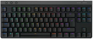 Logitech G515 LIGHTSPEED TKL Low Profile Wireless Gaming Keyboard, GL Red Linear Switches, LIGHTSYNC RGB, Thin Tenkeyless Design, PBT Keycaps - Black(Red Switch) Logitech G515 LIGHTSPEED TKL Low Profile Wireless Gaming Keyboard, GL Red Linear Switches, LIGHTSYNC RGB, Thin Tenkeyless Design, PBT Keycaps - Black(Red Switch)
