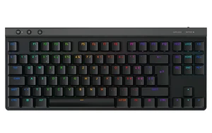 Logitech G515 Lightspeed TKL Low Profile Wireless Gaming Keyboard, LIGHTSYNC RGB, Thin Tenkeyless Design, Double-Shot PBT Keycaps, Tactile (Brown) Mechanical Switches - Black, 920-012566 Logitech G515 Lightspeed TKL Low Profile Wireless Gaming Keyboard, LIGHTSYNC RGB, Thin Tenkeyless Design, Double-Shot PBT Keycaps, Tactile (Brown) Mechanical Switches - Black, 920-012566