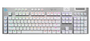 Logitech G915 X LIGHTSPEED Low Profile Wireless Mechanical Gaming Keyboard - GL Brown Tactile Switches, RGB Backlighting - 920-012692, white Logitech G915 X LIGHTSPEED Low Profile Wireless Mechanical Gaming Keyboard - GL Brown Tactile Switches, RGB Backlighting - 920-012692, white
