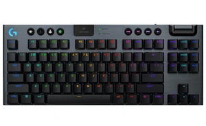 Logitech G915 LIGHTSPEED TKL Wireless Mechanical Gaming Keyboard, - Low Profile GL Brown Tactile Switches, LIGHTSYNC RGB, Bluetooth Support - Black Logitech G915 LIGHTSPEED TKL Wireless Mechanical Gaming Keyboard, - Low Profile GL Brown Tactile Switches, LIGHTSYNC RGB, Bluetooth Support - Black