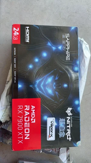 SAPPHIRE Tech NITRO+ Radeon RX 7900 XTX OC 24GB Graphics Card, 384 bit GDDR6G PCI-Express 4.0 x16 ATX Video Card, RDNA 3 Architecture, vapor-X, for deepseek, ai model, silver SAPPHIRE Tech NITRO+ Radeon RX 7900 XTX OC 24GB Graphics Card, 384 bit GDDR6G PCI-Express 4.0 x16 ATX Video Card, RDNA 3 Architecture, vapor-X, for deepseek, ai model, silver