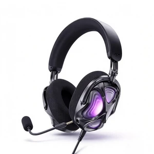 GravaStar MH1 Lite Claw Wired Gaming Headset, Over-Ear Break Cocoon Design, 53mm Driver, Virtual 7.1 Surround Sound, Detachable ENC Microphone, RGB Lighting, Gaming Headphones for PC GravaStar MH1 Lite Claw Wired Gaming Headset, Over-Ear Break Cocoon Design, 53mm Driver, Virtual 7.1 Surround Sound, Detachable ENC Microphone, RGB Lighting, Gaming Headphones for PC