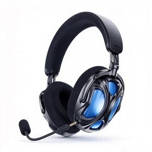 GravaStar MH1 Keel Wireless Gaming Headset, Over-Ear Break Cocoon Design, 53mm Driver, Virtual 7.1 Surround Sound, Detachable ENC Microphone, RGB Lighting, Gaming Headphones for PC GravaStar MH1 Keel Wireless Gaming Headset, Over-Ear Break Cocoon Design, 53mm Driver, Virtual 7.1 Surround Sound, Detachable ENC Microphone, RGB Lighting, Gaming Headphones for PC