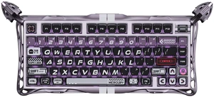GravaStar Mercury V75 Pro Iron Purple 75% Wired Hall Effect Magnetic Gaming Keyboard, 8000Hz, 0.005mm Rapid Trigger, Hot Swappable, Hollow Aluminum Frame, RGB for FPS Esports GravaStar Mercury V75 Pro Iron Purple 75% Wired Hall Effect Magnetic Gaming Keyboard, 8000Hz, 0.005mm Rapid Trigger, Hot Swappable, Hollow Aluminum Frame, RGB for FPS Esports