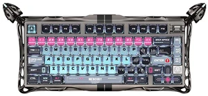 GravaStar Mercury V75 Pro Cyberpunk 75% Wired Hall Effect Magnetic Gaming Keyboard, 8000Hz, 0.005mm Rapid Trigger, Hot Swappable, Hollow Aluminum Frame, RGB for FPS Esports GravaStar Mercury V75 Pro Cyberpunk 75% Wired Hall Effect Magnetic Gaming Keyboard, 8000Hz, 0.005mm Rapid Trigger, Hot Swappable, Hollow Aluminum Frame, RGB for FPS Esports