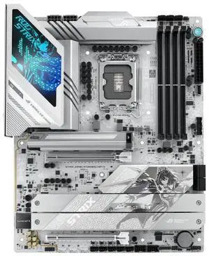 ASUS ROG STRIX Z890-A GAMING WIFI S Z890 LGA 1851 ATX motherboard, Inte.l. Core Ultra Series 2 Ready, Advanced AI PC-ready, 16+2+1+2 stages, DDR5, WiFi 7, 2.5G, 5x M.2, Thunderbolt 4, , AI OC