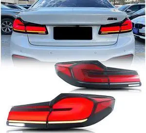 LED Facelift Tail Lights for BMW G30 F90 M5 5 Series 2018 2019 2020 Sequential Indicator Rear Lamps With Guards
