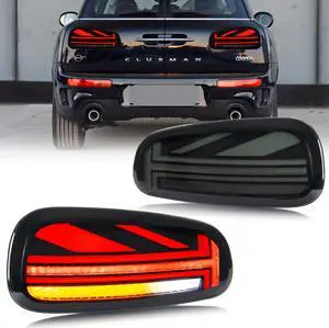 LED Tail Lights for BMW Mini Cooper F54 2016 2017 2018 2019 Clubman Facelift Sequential Turn Signal Start-up Animation Rear Lamps Error Free Assembly Accessary