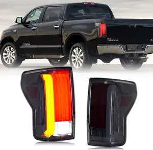 LED Tail Lights for Toyota Tundra 2007-2013 Pickup LED Sequential Indicator Start-up Animation Facelift Rear Lamps Assembly Accessary