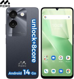 Miro A67 Unlock 8Core Android 14GO 6.75''HD Large Screen Smartphone with Expandable Storage 1TB
