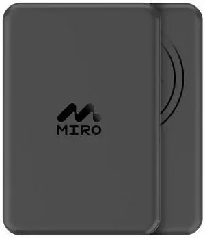 MIRO B1 Power Bank - 4400mAh Portable Charger with 22.5W Wired & 15W Wireless Fast Charging, Palm - Sized for On - the - Go Use