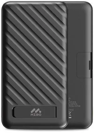 MIRO Power Bank B6: Small Size, Monster Power, Triple - Port Fast Charging 10000mAh