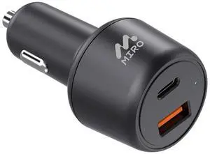 MIRO D3 PD65W+QC3.0 Car charger
