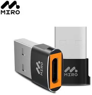 MIRO U5 Type C to USB Charger Cable Adapter USB C Female to Male Charger Converter