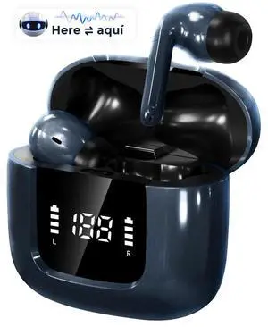 MIRO T1 AI TWS Wireless Earbuds Bluetooth 10mm Speaker Drivers IPX4 Water Resistance 4 Hours Playtime USB Type-C Charging
