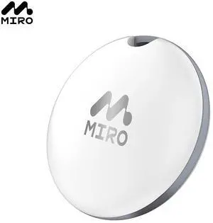 MIRO T1R Bluetooth Tracker Smart Finder Compatible with Apple Find My(iOS only) Item Finder Smart Tag IP6 Waterproof