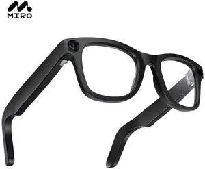 MIRO iVision6 AI Smart Glasses with ChatGPT Integration - Hands-Free Translation & Camera, 1080P Video Recording, 32GB Memory