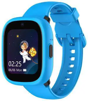 MIRO W1 SE Kids GPS Watch with Tracking, Family Chat, Geo-Fence, School Mode & Safe Friending Blue