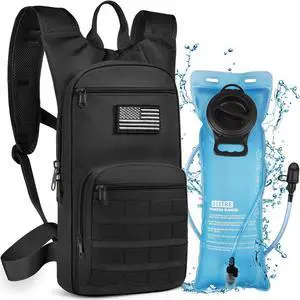3L Hydration Backpack, Water Backpack with TPU Water Bladder, Hydration Pack for Men Women, Perfect Water Backpack for Hiking, Biking, and Hunting