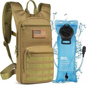 3L Hydration Backpack, Water Backpack with TPU Water Bladder, Hydration Pack for Men Women, Perfect Water Backpack for Hiking, Biking, and Hunting