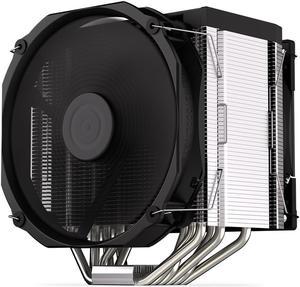 ENDORFY Fortis 5 Dual Fan, high performance CPU cooler, 140 mm and 120 mm Fluctus fans, compatible with AM5, AM4, LGA1700, LGA1200, LGA1150 etc., TDP 220W, EY3A009