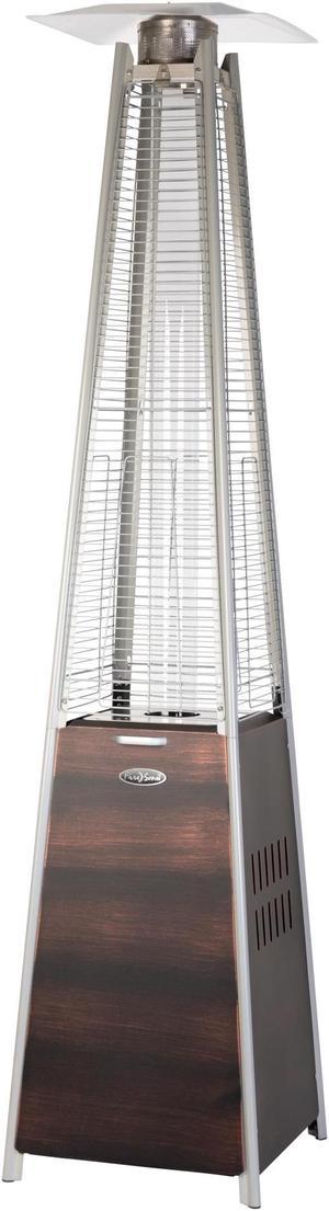 Fire Sense Coronado Brushed Bronze Pyramid Flame Patio Heater - Stylish and Functional Outdoor Heating Solution