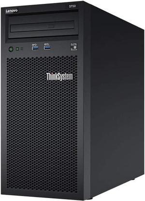 Lenovo ThinkSystem ST50 Tower Server Bundle Including Windows Server 2016, Intel Xeon 3.4GHz CPU, 32GB DDR4 2666MHz RAM, 6TB HDD Storage, JBOD RAID