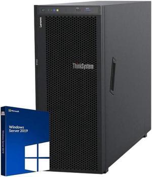 Lenovo ThinkSystem ST550 Tower Server Bundle with 2 x Intel Xeon Silver 4210, 128GB DDR4, 2TB SSD, 24TB HDD, RAID, Matrox G200 Graphics, Windows Server 2019