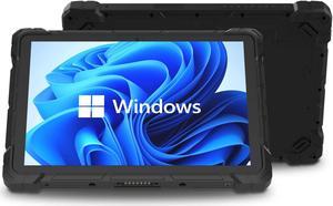 HIGOLEPC Rugged Tablet Windows 10 PRO 64-BIT PC Table|10.1-in Display|MIL-STD-810G|8000mAh Battery| Intel Gemini Lake N4120|8GB RAM/128GB ROM|5MP and 2MP Cameras|for Enterprise Work Field.
