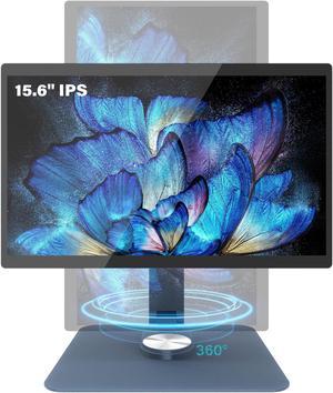 HIGOLE 15.6-Inch Industrial Tablet PC with Stand, Windows 10, Intel Celeron J4125 8GB RAM + 128GB ROM, Touch Screen All-in-One Mini Computer