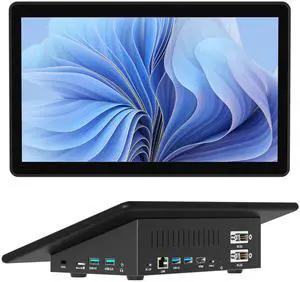 HIGOLEPC 11.6-inch Box-Type Industrial All-in-One Touch PC - 11.6 inch HD Touch Screen, Celeron N5095 Processor, 8GB RAM+128GB ROM, Compatible with Windows 11 & Linux, Rugged for Factory Automation