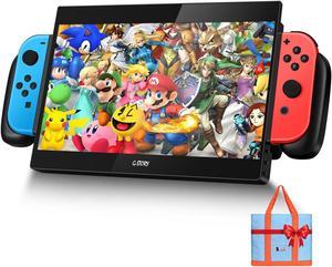 G-STORY 10.1 Portable Monitor for Switch, 1080P Portable Gaming Monitor IPS Screen with USB Type-C and Randomly Bag, Game Mode, Travel Monitor fo Switch(not Included)