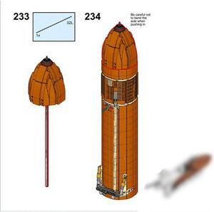 ZITIANYOUBUILD 1:110 Space Transportation System Orbital Spacecraft 2118 Pieces MOC