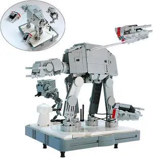 ZITIANYOUBUILD Battle of Hoth Mini Diorama 662 Pieces from Film about Star MOC