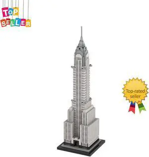 ZITIANYOUBUILD Modular Chrysler Building Model Skyscraper 810 Pieces Building Kit MOC