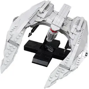 ZITIANYOUBUILD Cylon Raider MK II Fighter 670 Pieces with Stand Building Toys MOC