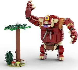 ZITIANYOUBUILD One-eyed Musclebound Sleepiness Monster 505 Pieces from Game MOC