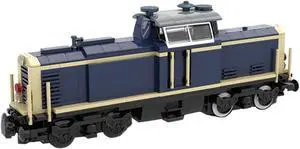 ZITIANYOUBUILD V100 German Cargo Locomotive Model Building Kit 496 Pieces MOC